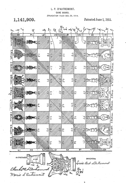 Angel Chess Patent